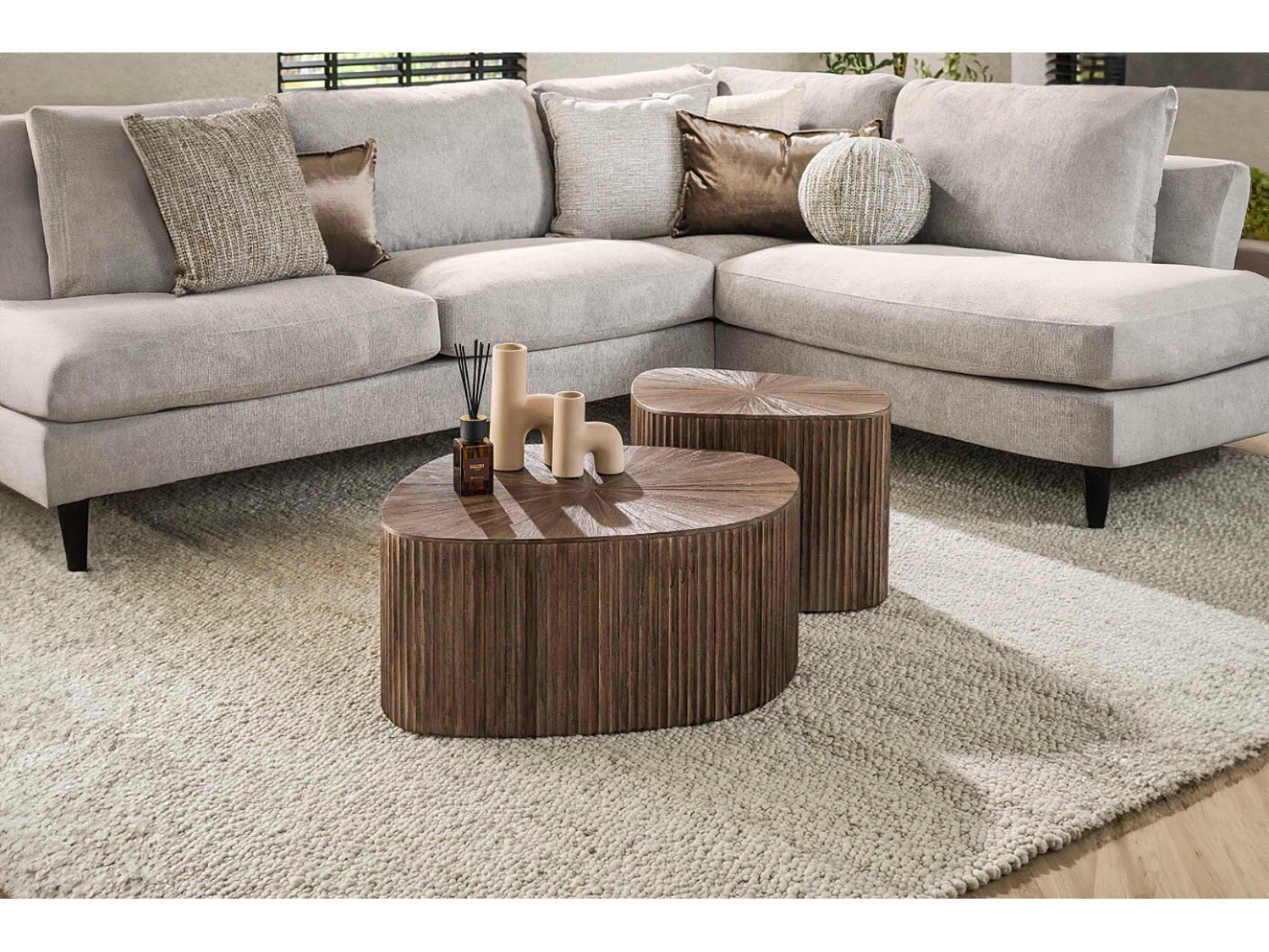 Set - marrone Legno - 73 x 68 cm - INKA