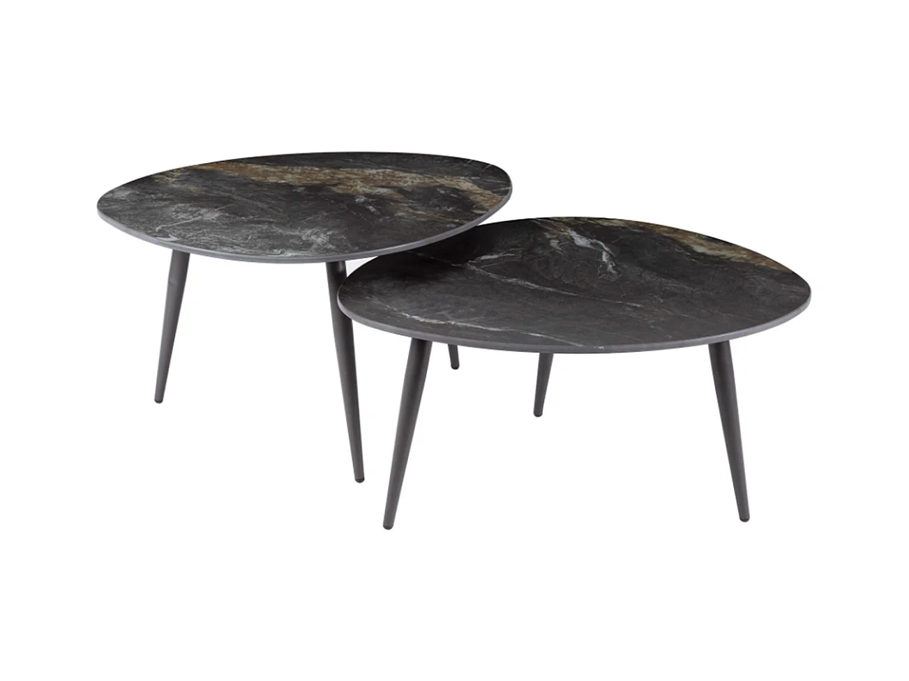 Set - Noir céramique - 70 x 58 cm - PONTE