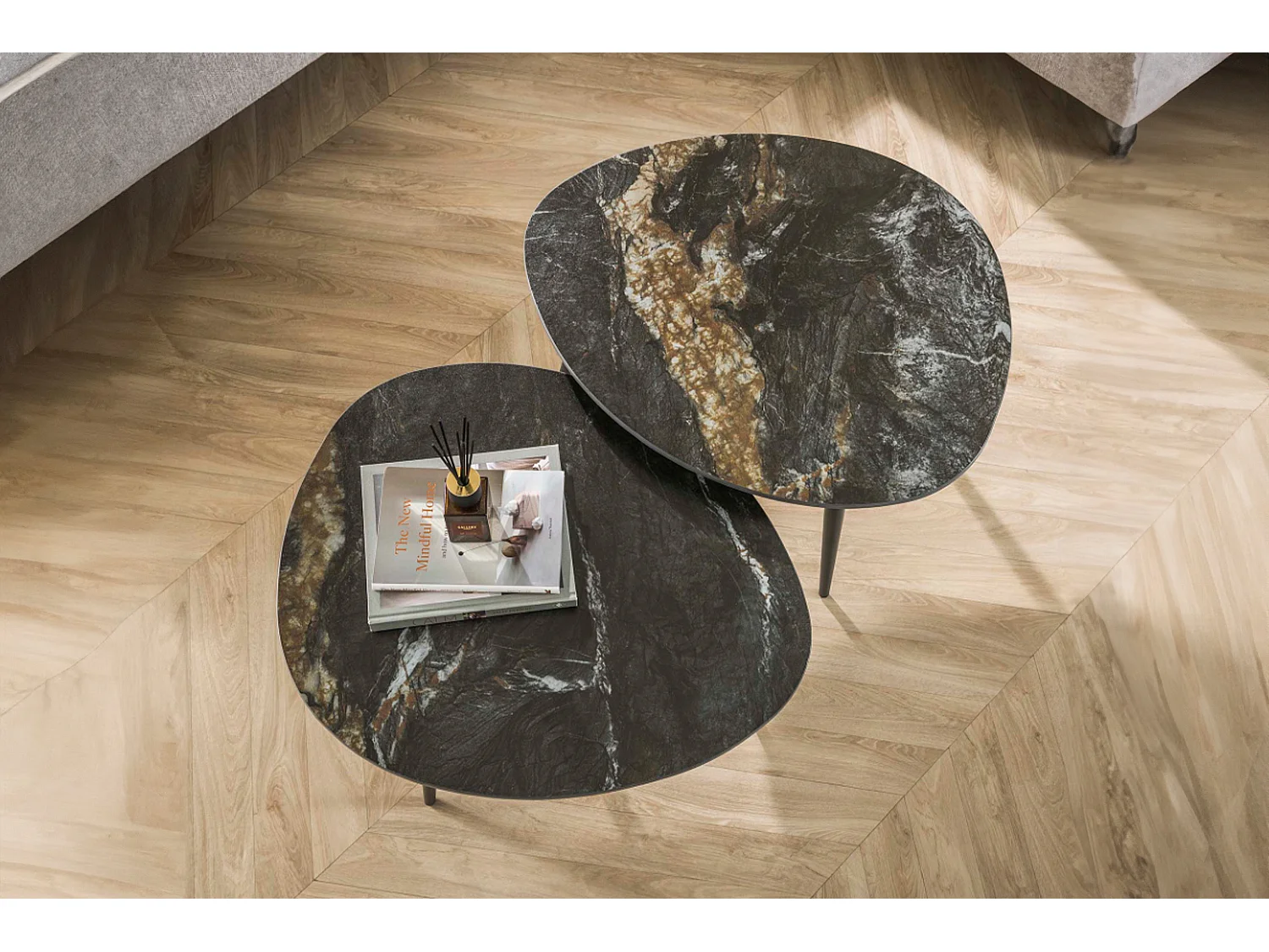 Set - Noir céramique - 70 x 58 cm - PONTE