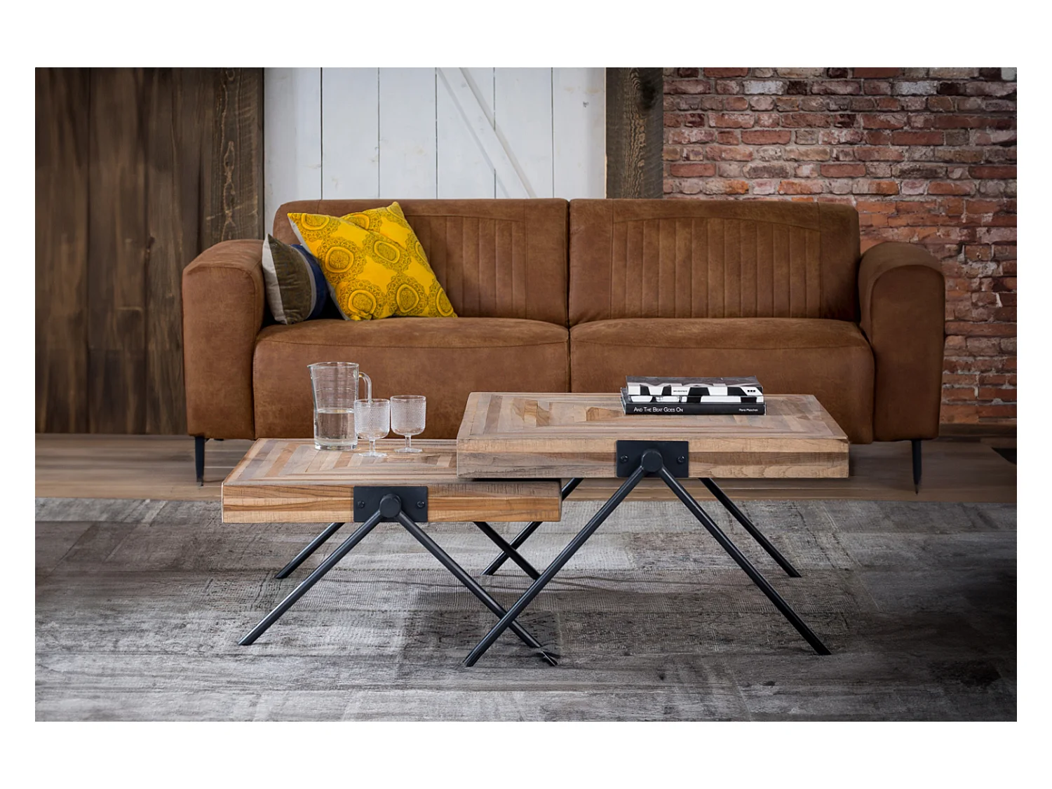 - marrone Legno - 70 x 70 cm - WILLY