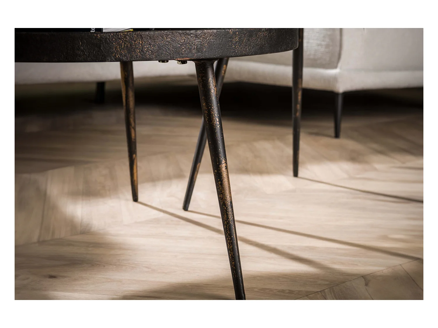 Set - Noir métal - 76 x 76 cm - MAURI