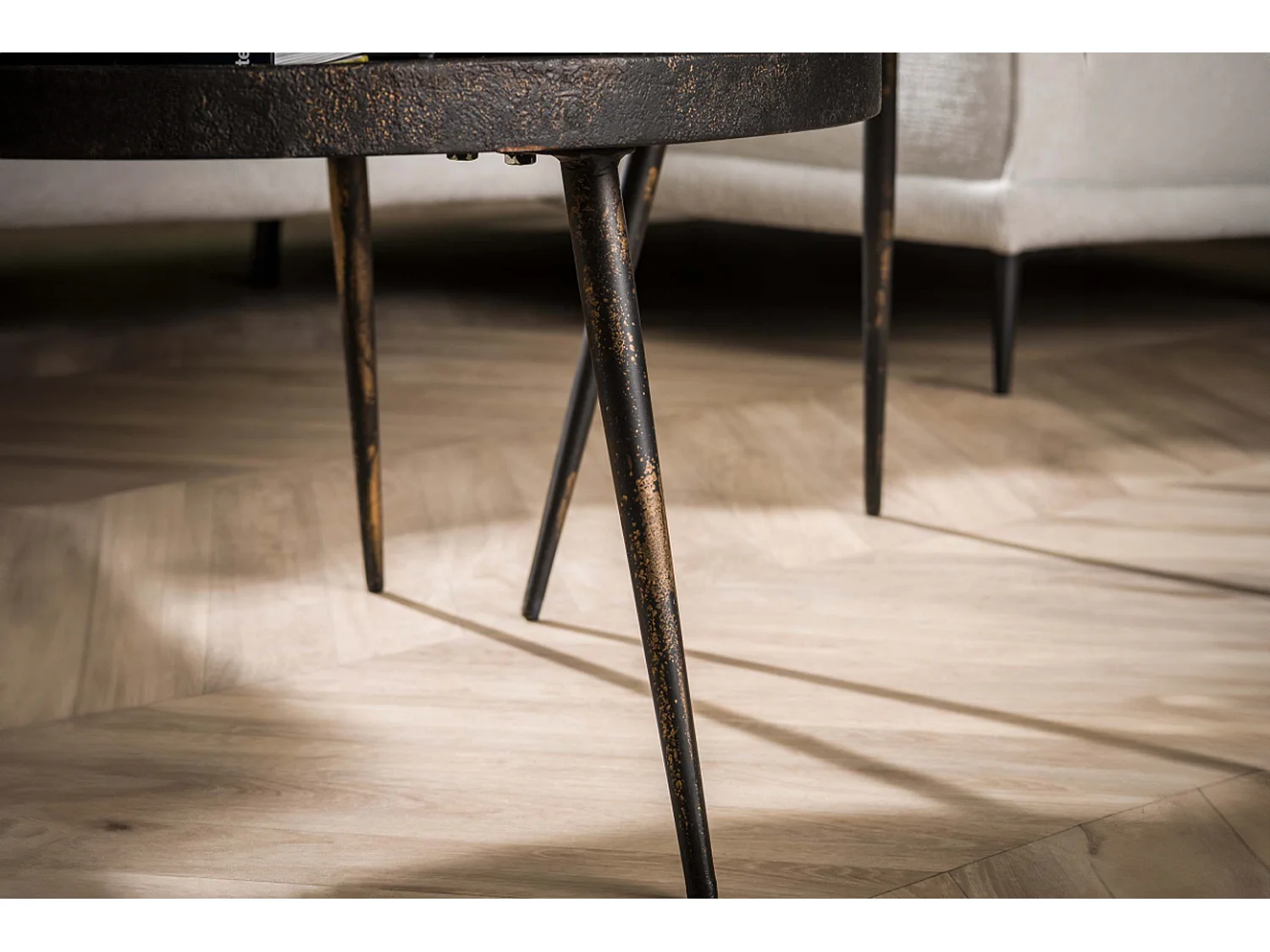 Set - Schwarz Metall - 76 x 76 cm - MAURI