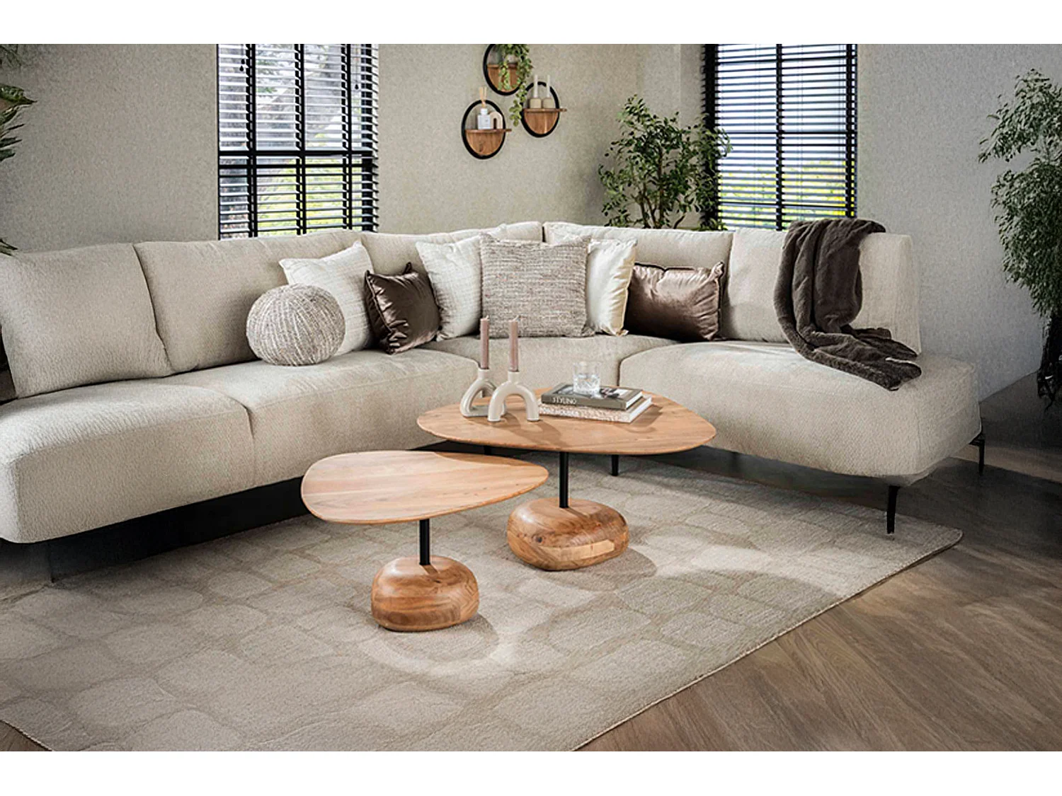 Set - marrone Legno - 84 x 78 cm - EVI