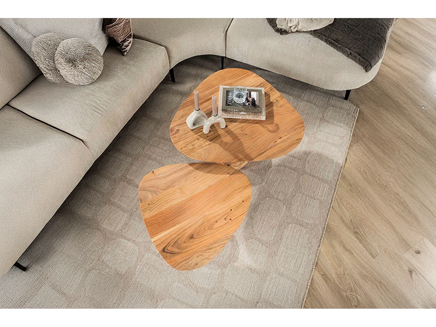 Set - marrone Legno - 84 x 78 cm - EVI