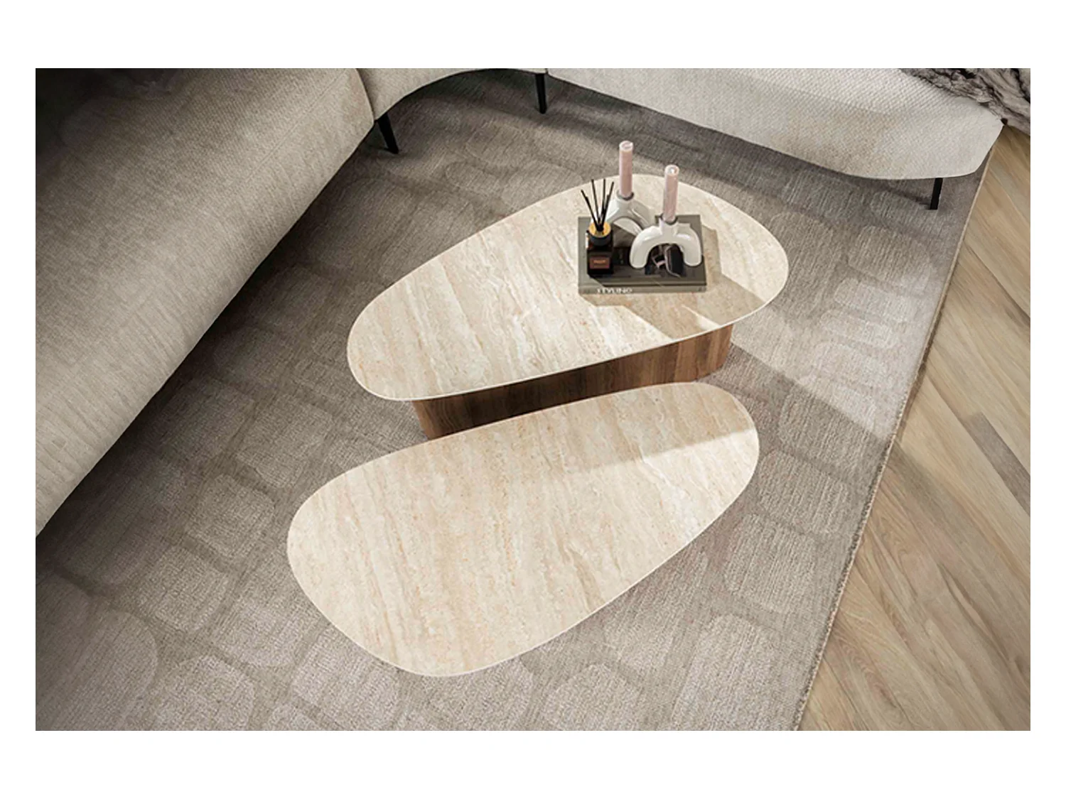 Set - blanc céramique - 90 x 43 cm - PRETO