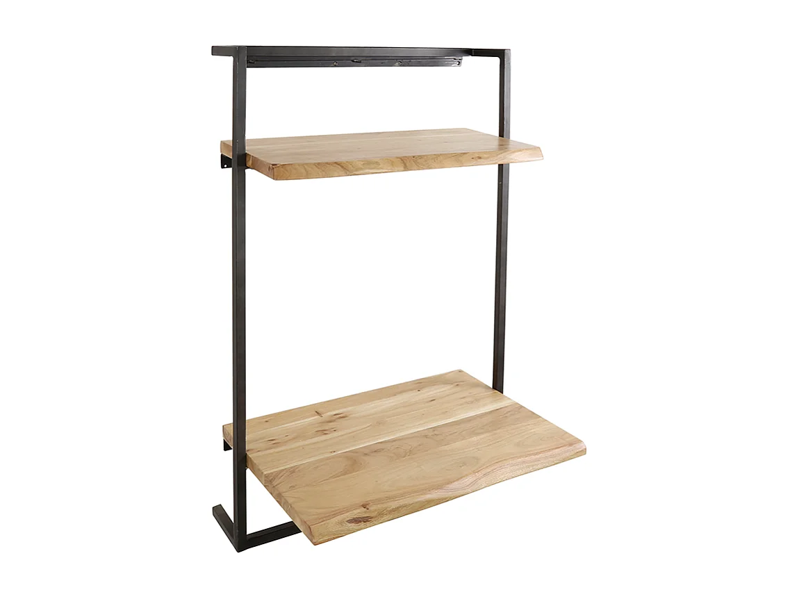 Bureau - Bois Bois, métal - 45 x 65 cm - AIDY