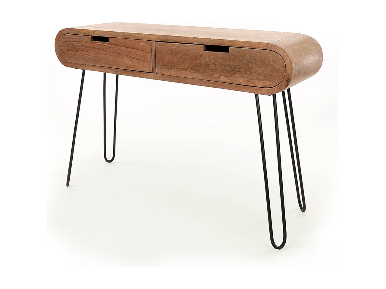 Coiffeuse - marron Bois - 30 x 120 cm - BARA