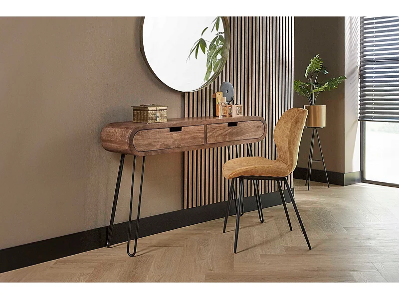 Tavolino da toilette - Legno Legno - 30 x 120 cm - BARA