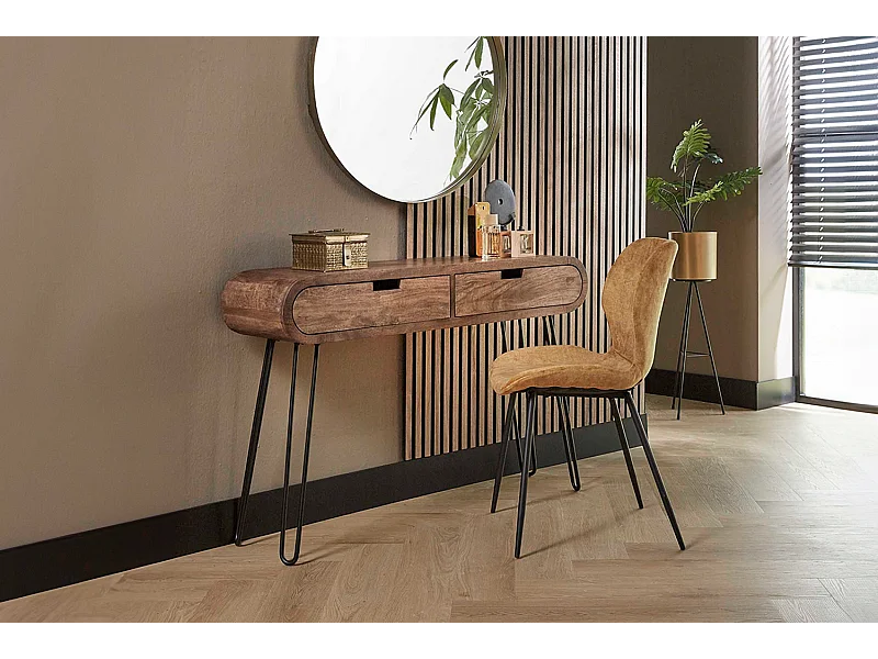 Schminktisch - Holz Holz - 30 x 120 cm - BARA