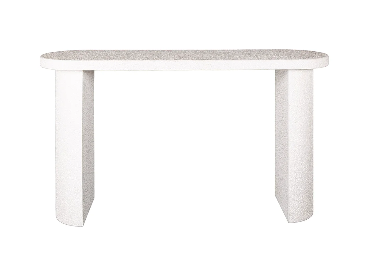 Schminktisch - Weiß Marmor - 40 x 140 cm - CURUA