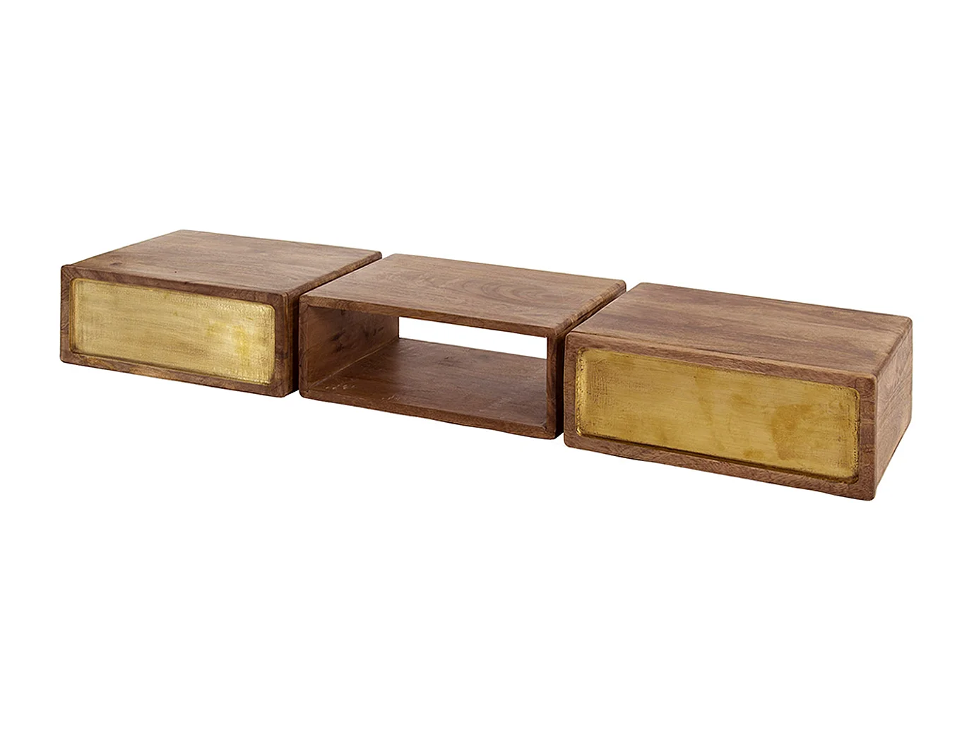 Tavolino da toilette - Legno Legno - 30 x 123 cm - BRASY