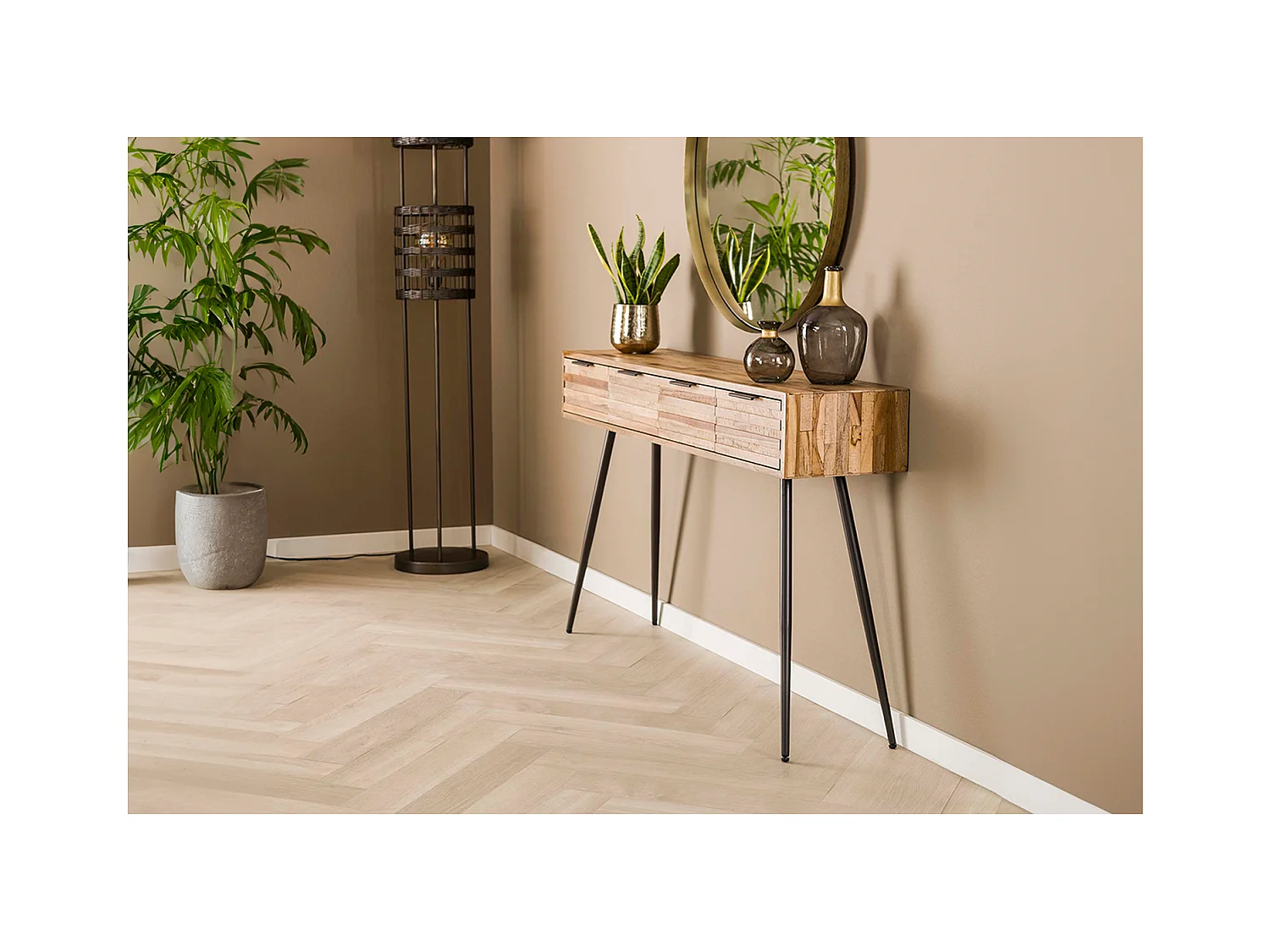 Coiffeuse - Bois Bois - 30 x 120 cm - TICAR