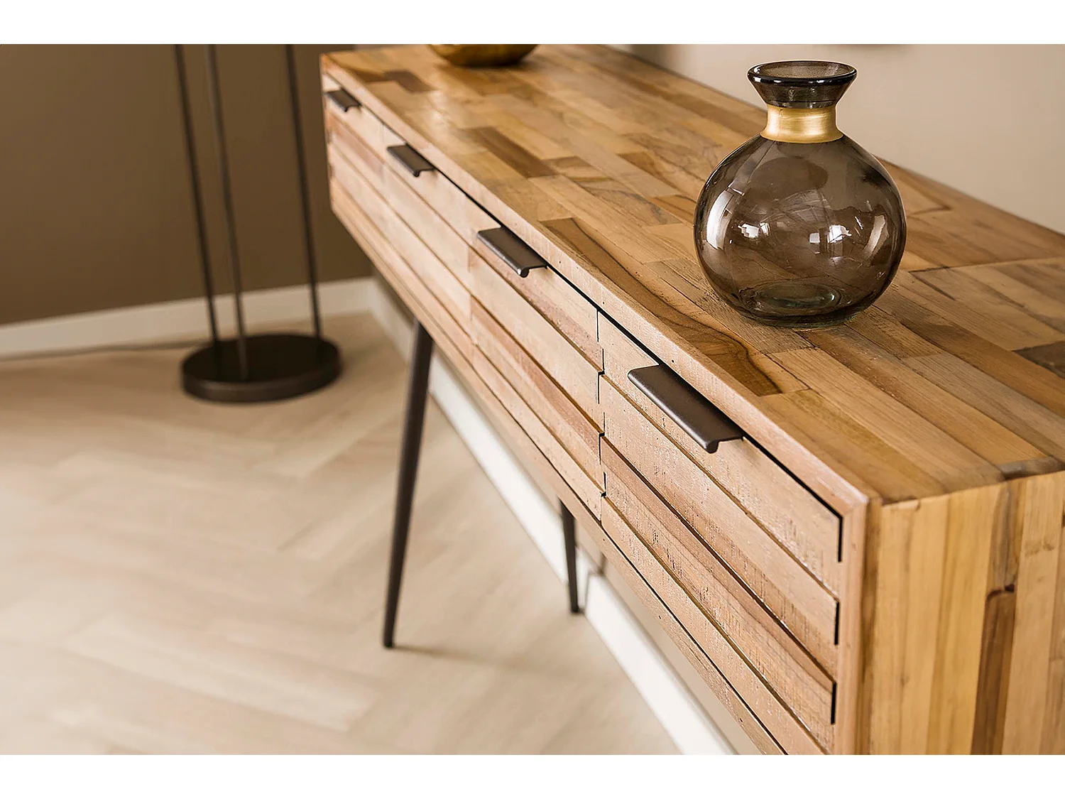 Schminktisch - Holz Holz - 30 x 120 cm - TICAR