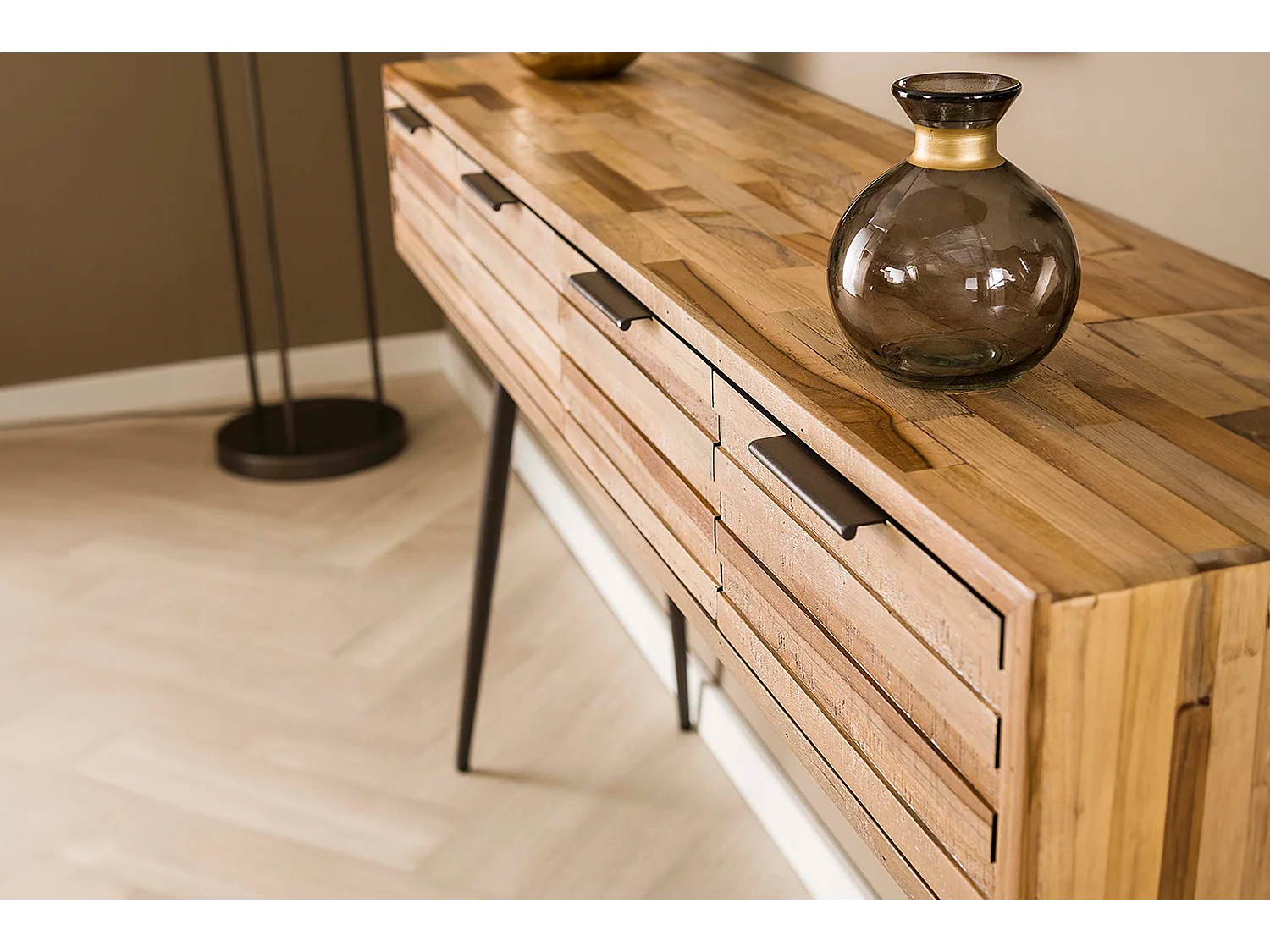 Schminktisch - Holz Holz - 30 x 120 cm - TICAR