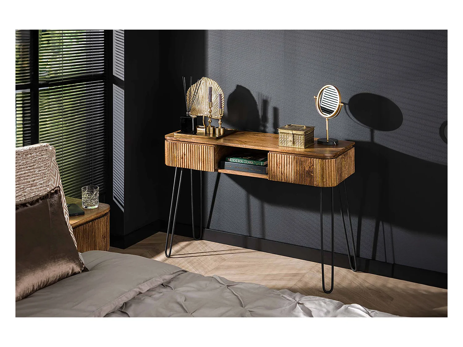 Coiffeuse - Bois Bois - 40 x 110 cm - HEVE