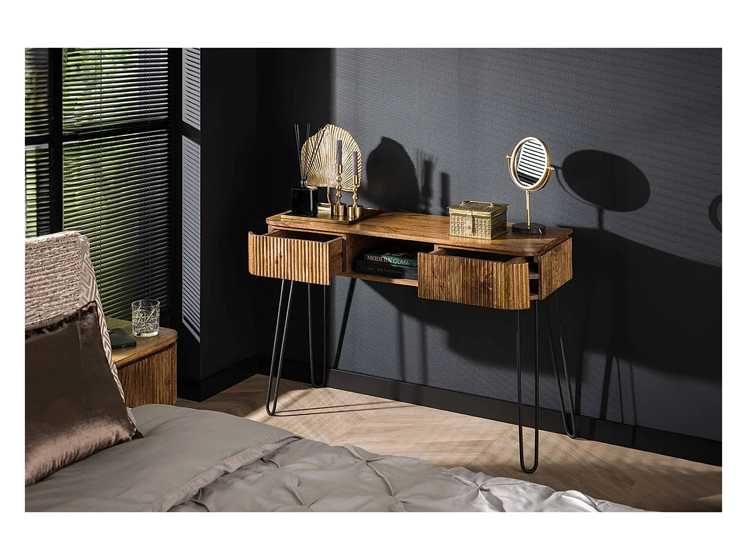 Coiffeuse - Bois Bois - 40 x 110 cm - HEVE