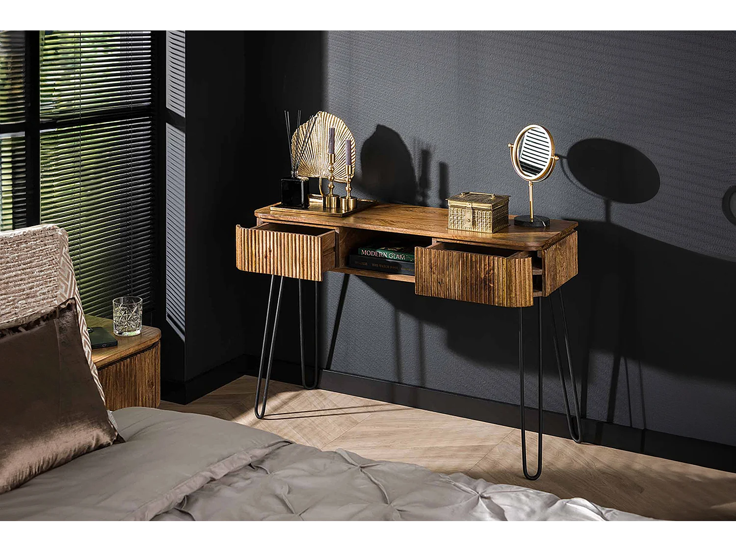 Coiffeuse - Bois Bois - 40 x 110 cm - HEVE