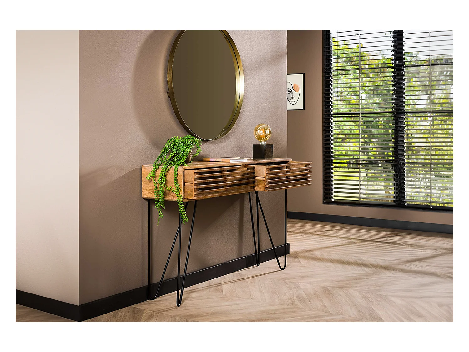 Coiffeuse - Bois Bois - 30 x 120 cm - SWEAK