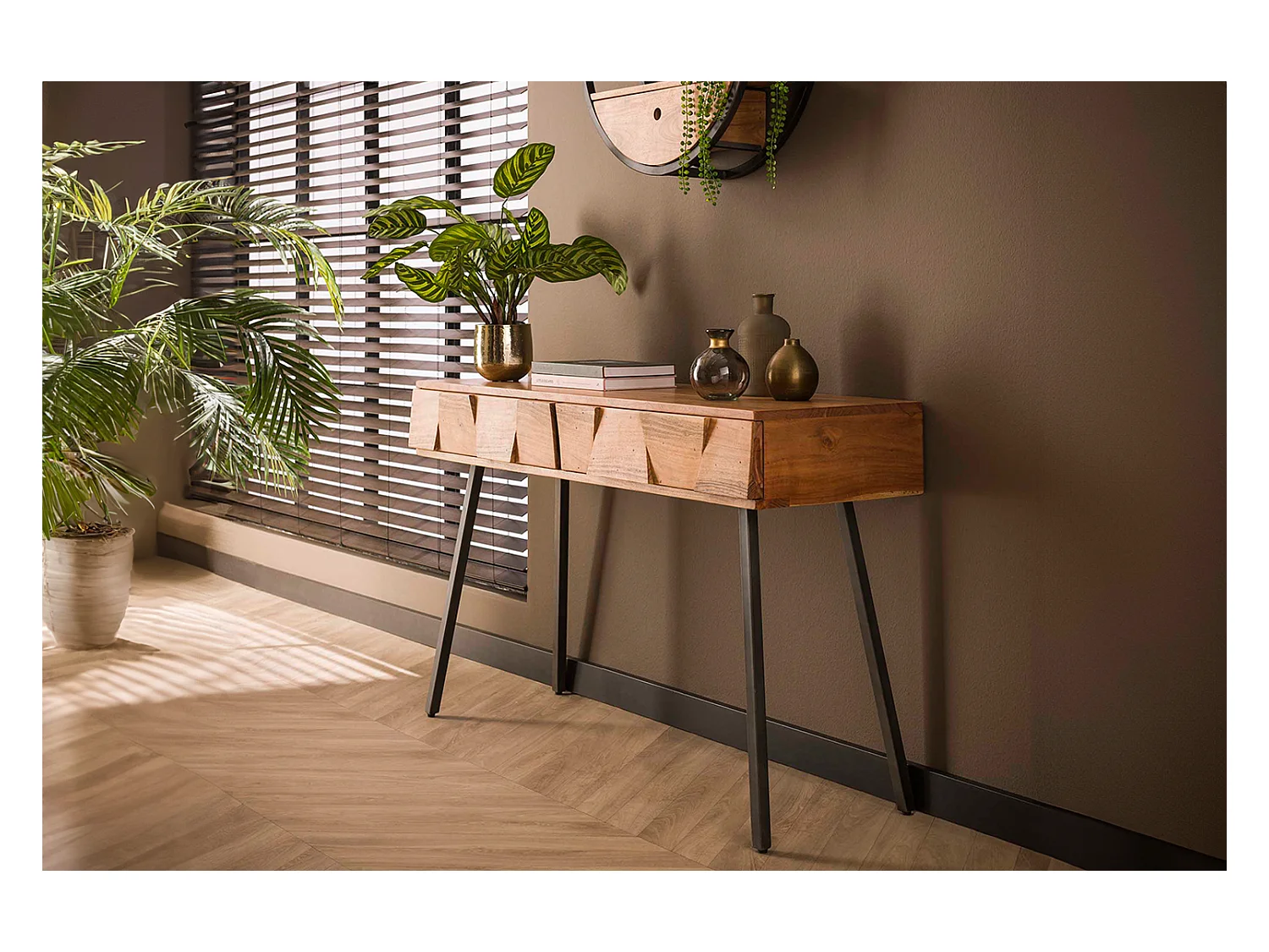 Coiffeuse - Bois Bois - 40 x 125 cm - ANYL