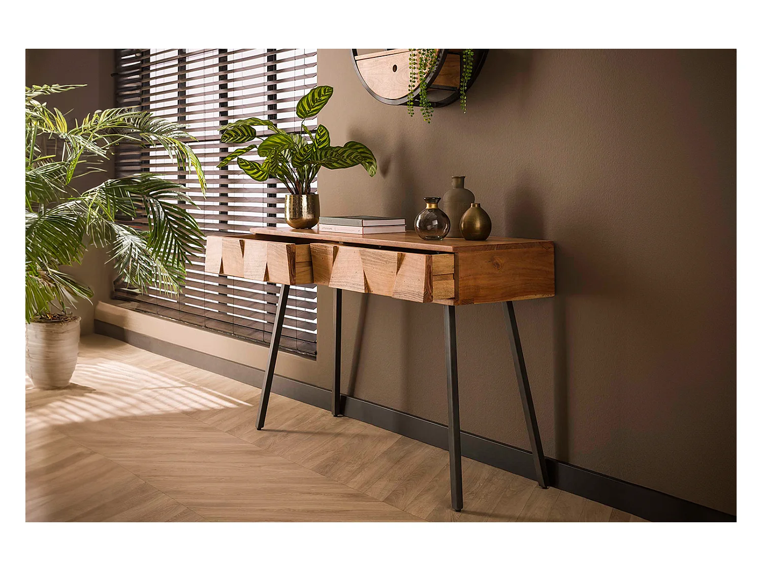 Coiffeuse - Bois Bois - 40 x 125 cm - ANYL