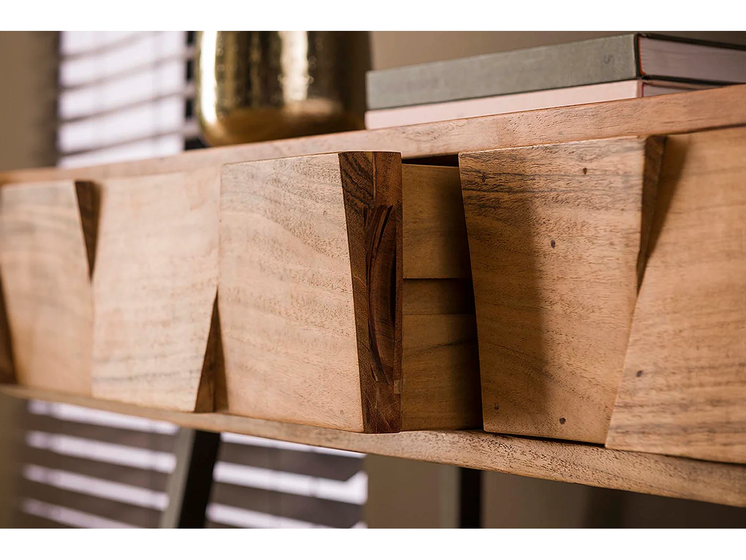 Coiffeuse - Bois Bois - 40 x 125 cm - ANYL