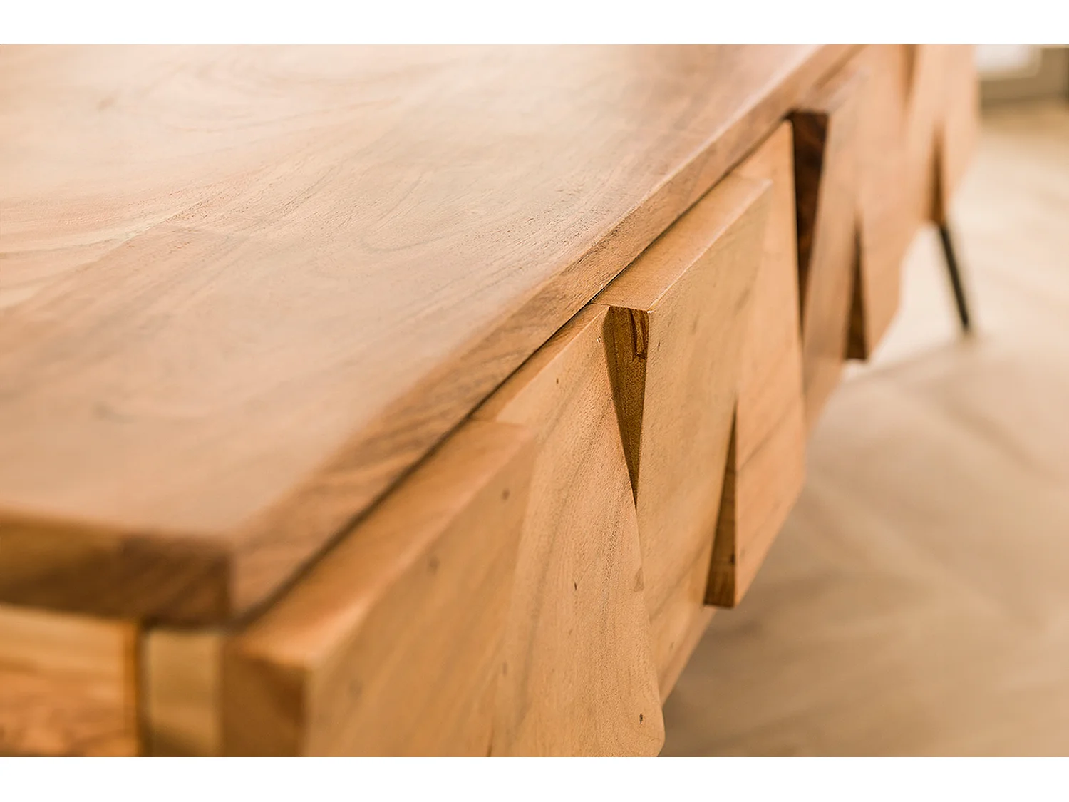 Coiffeuse - marron Bois - 40 x 125 cm - ANYL