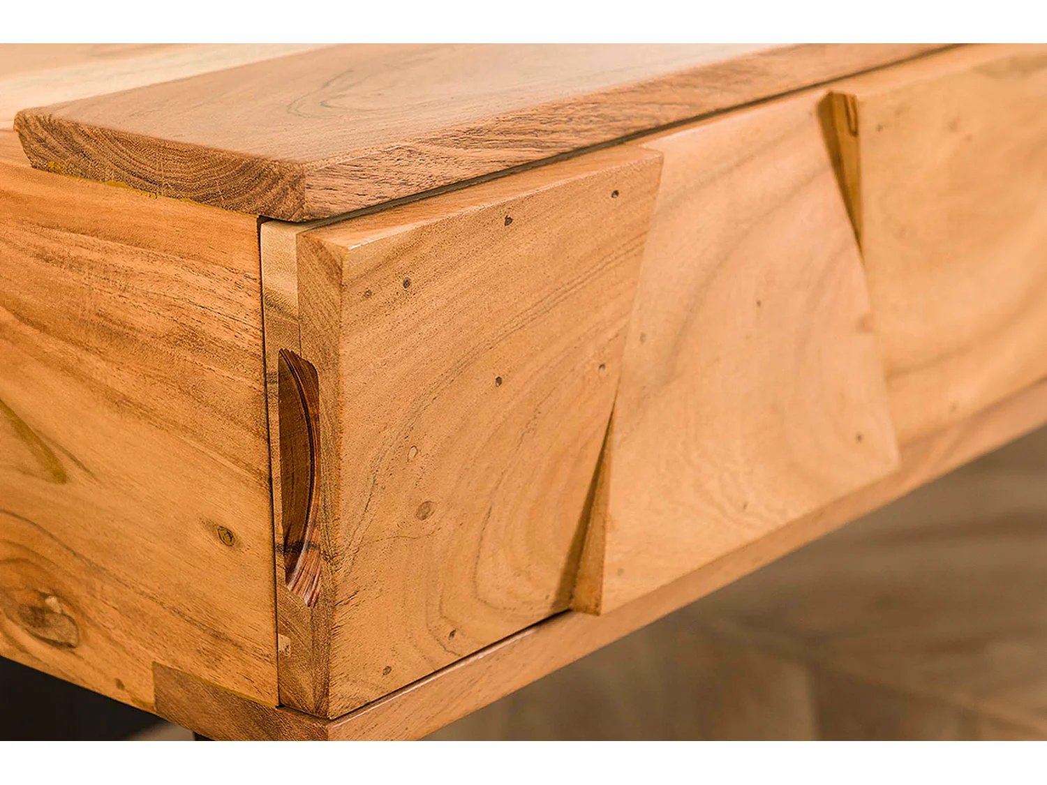 Coiffeuse - marron Bois - 40 x 125 cm - ANYL