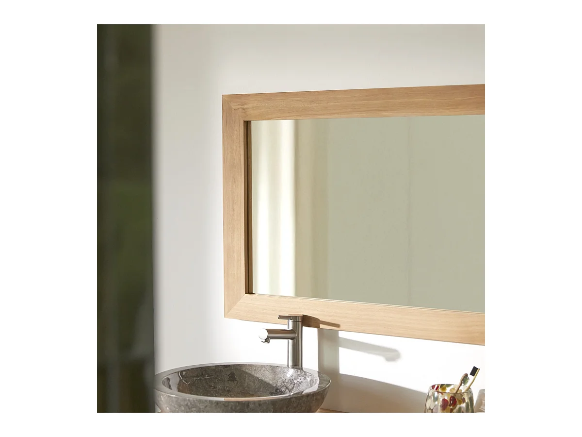 Spiegel Tona aus Teakholz 160x60 cm