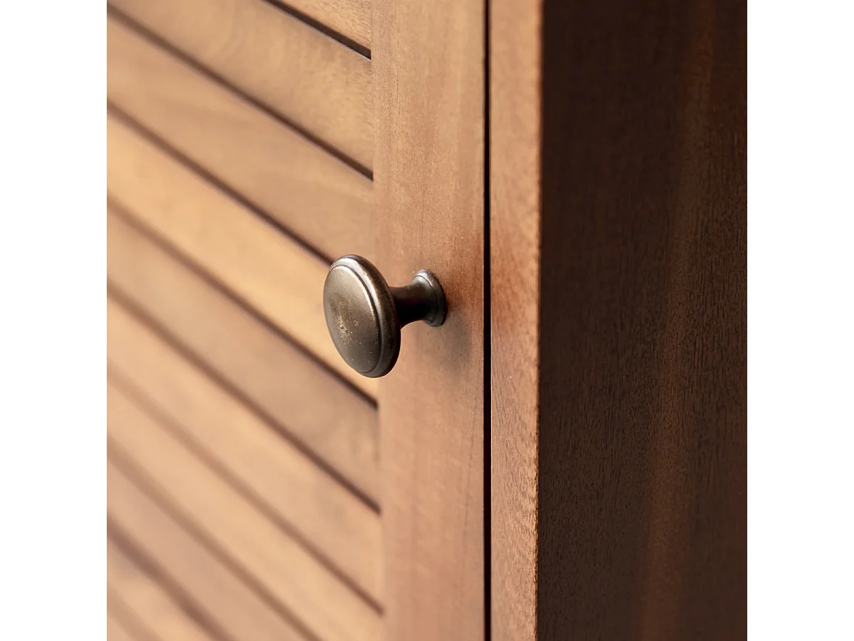 Mobile sotto lavabo Loggia in legno di acacia massello 60 cm