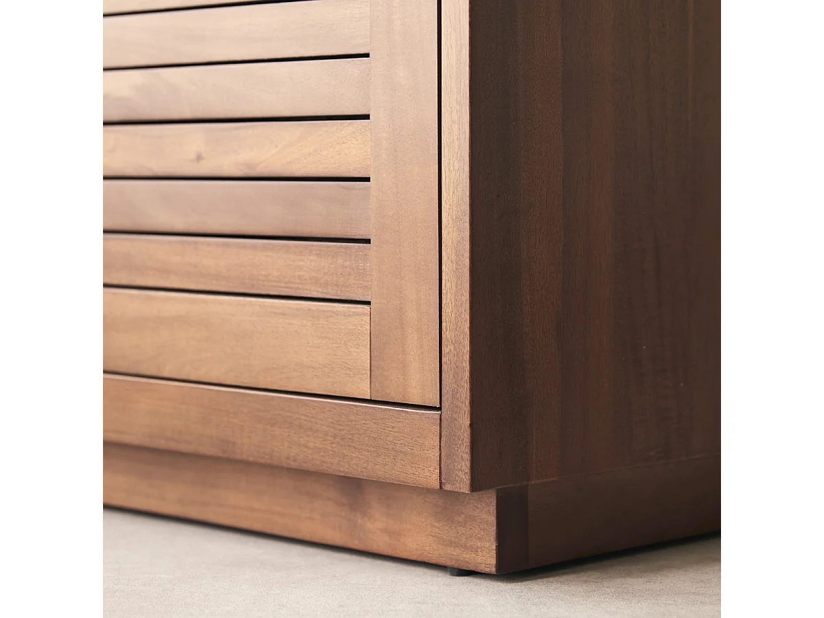 Mobile sotto lavabo Loggia in legno di acacia massello 60 cm