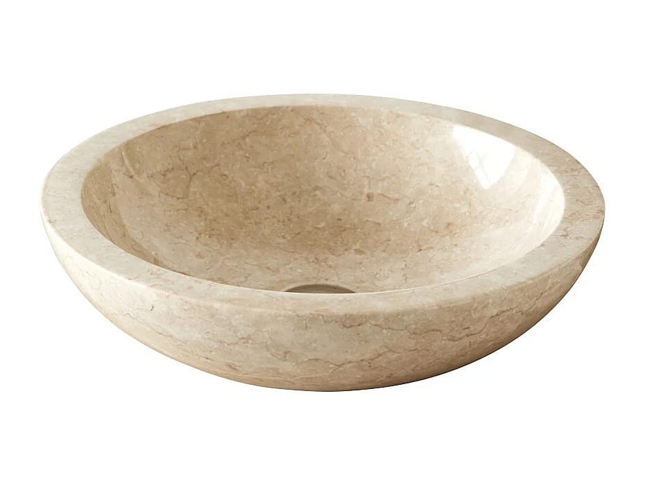 Waschbecken aus Marmor Calypso Cream
