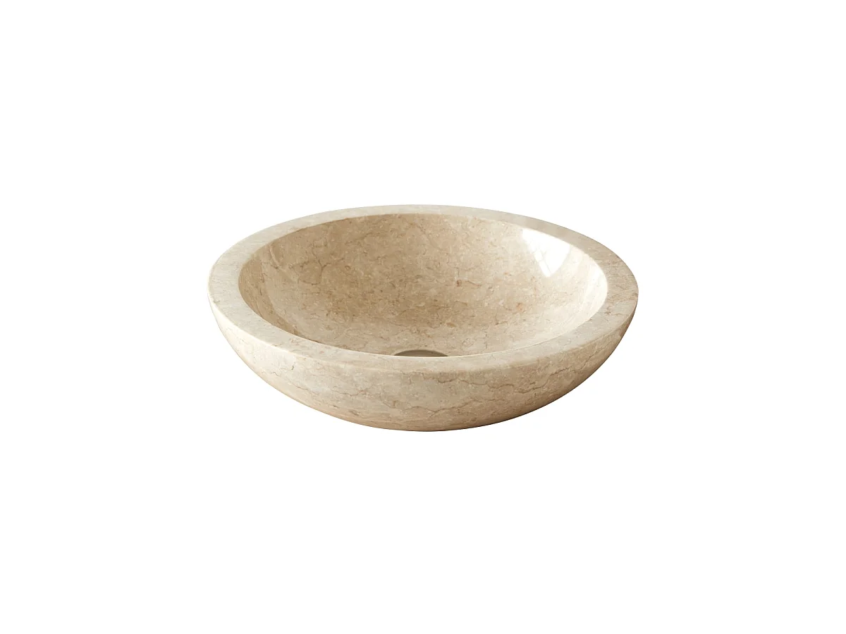 Waschbecken aus Marmor Calypso Cream