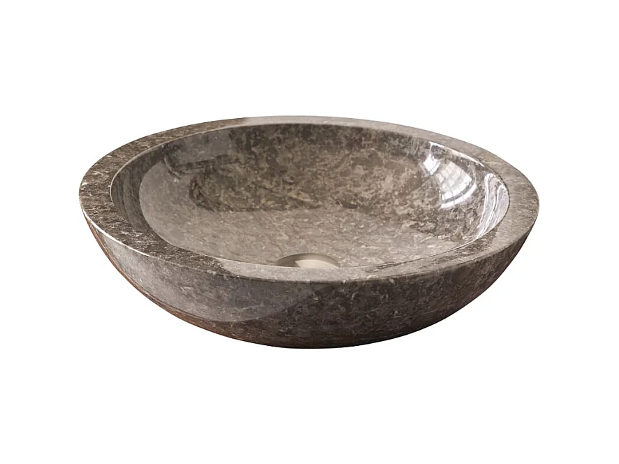 Waschbecken aus grauem Marmor Calypso grey