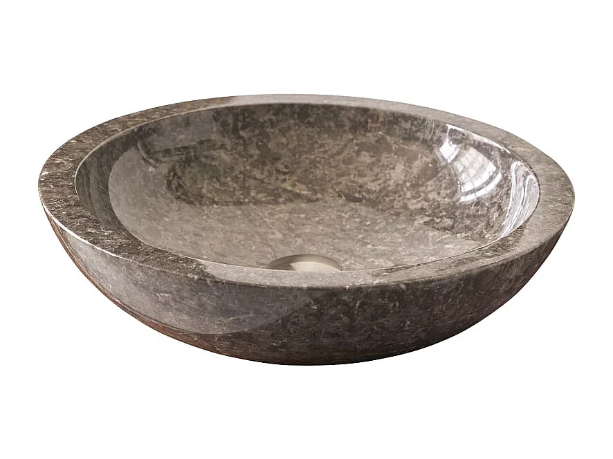 Waschbecken aus grauem Marmor Calypso grey