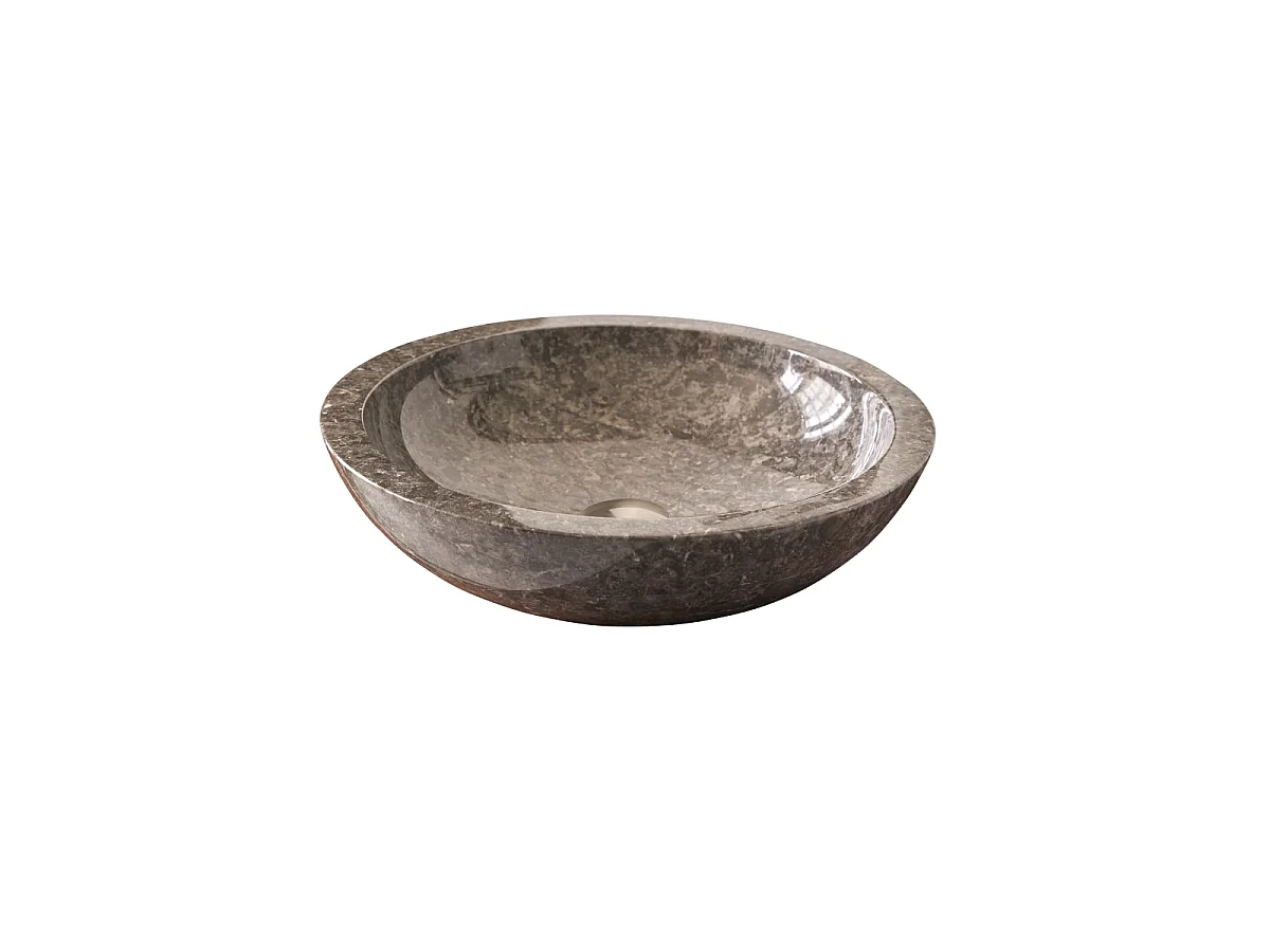 Lavabo grigio in marmo Calypso Grey