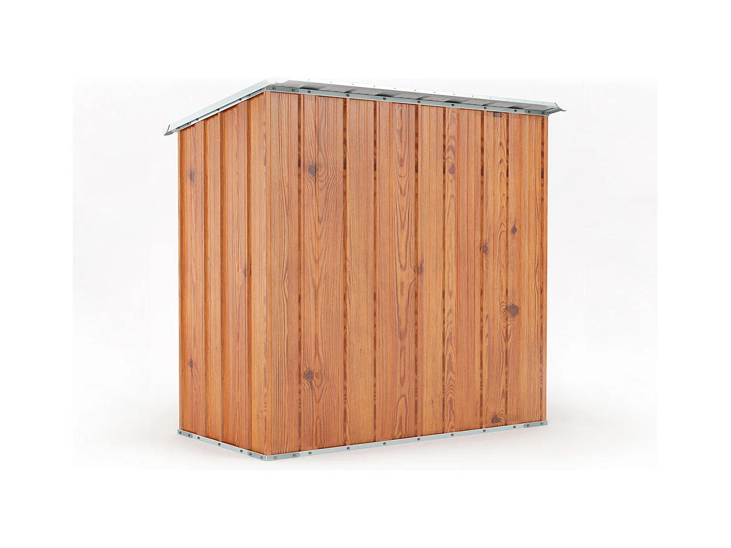 Casetta per esterno giardino box deposito attrezzi 174x100cm x h 182cm - 43kg - 1,74mq - FINITURA LEGNO