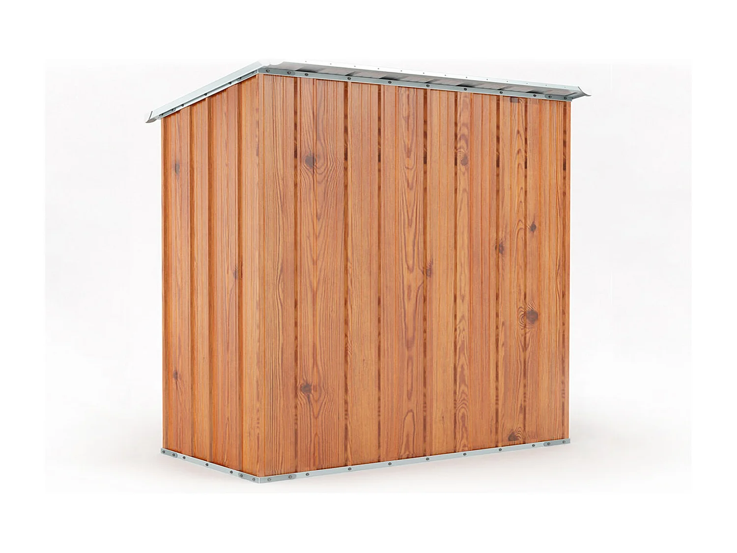 Casetta per esterno giardino box deposito attrezzi 174x100cm x h 182cm - 43kg - 1,74mq - FINITURA LEGNO