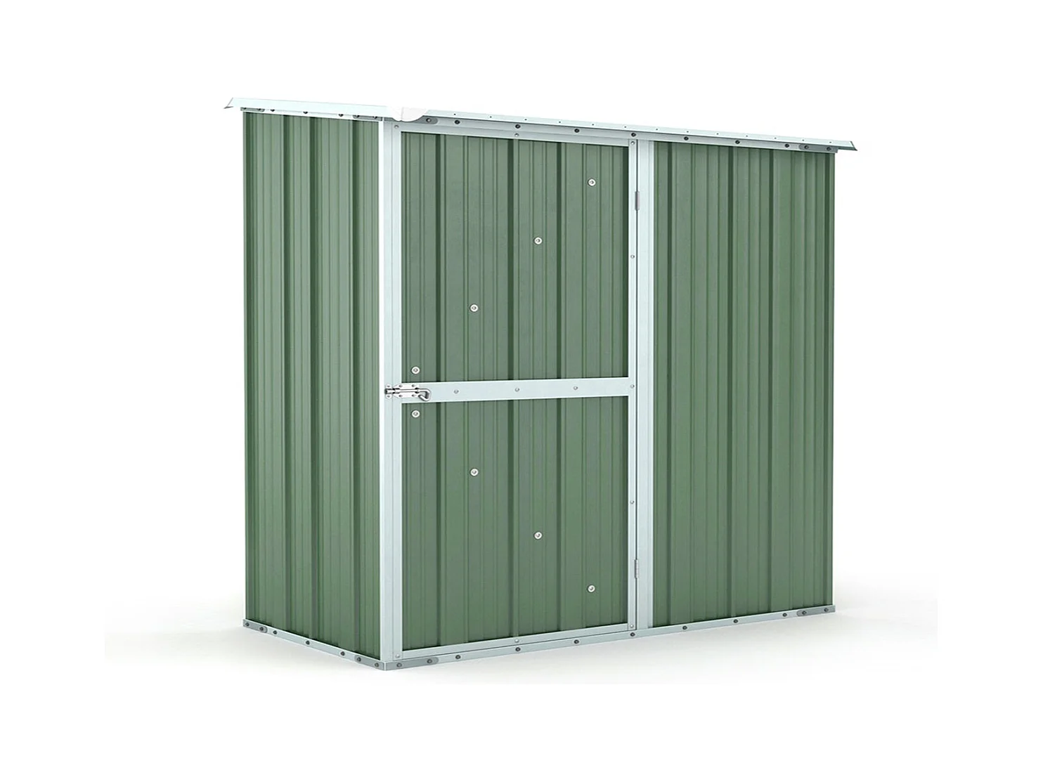 Casetta per esterno giardino box deposito attrezzi 174x100cm x h 182cm - 43kg - 1,74mq - VERDE