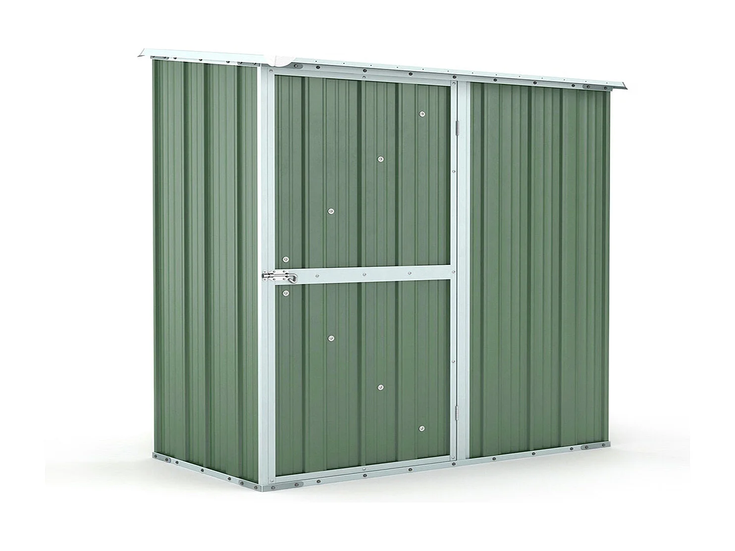 Casetta per esterno giardino box deposito attrezzi 174x100cm x h 182cm - 43kg - 1,74mq - VERDE