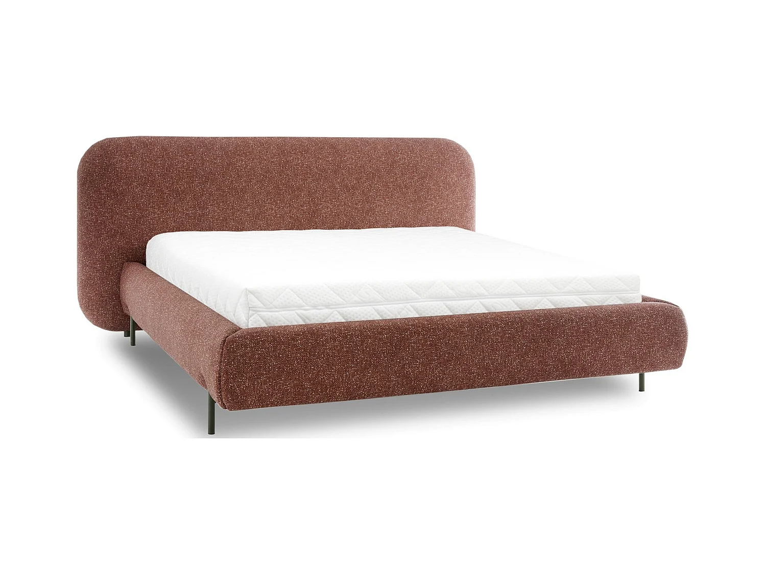 Booby prestige opbergbed – Modern fluweel en geoptimaliseerde opbergruimte-Kleur Donkergrijs-Slapen 140x200cm