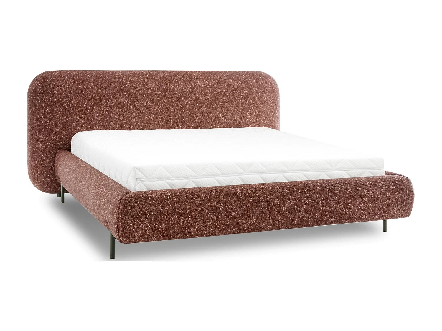 Booby prestige opbergbed – Modern fluweel en geoptimaliseerde opbergruimte-Kleur Donkergrijs-Slapen 140x200cm