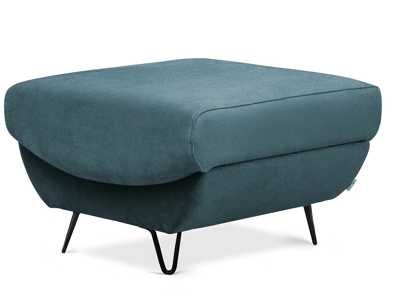 Pouf en tissu ZURIK – Élégance et praticité-Beige