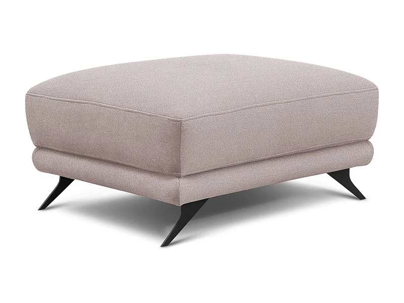 Pouf en tissu MAGY – Confort dans un style contemporain-Rose clair