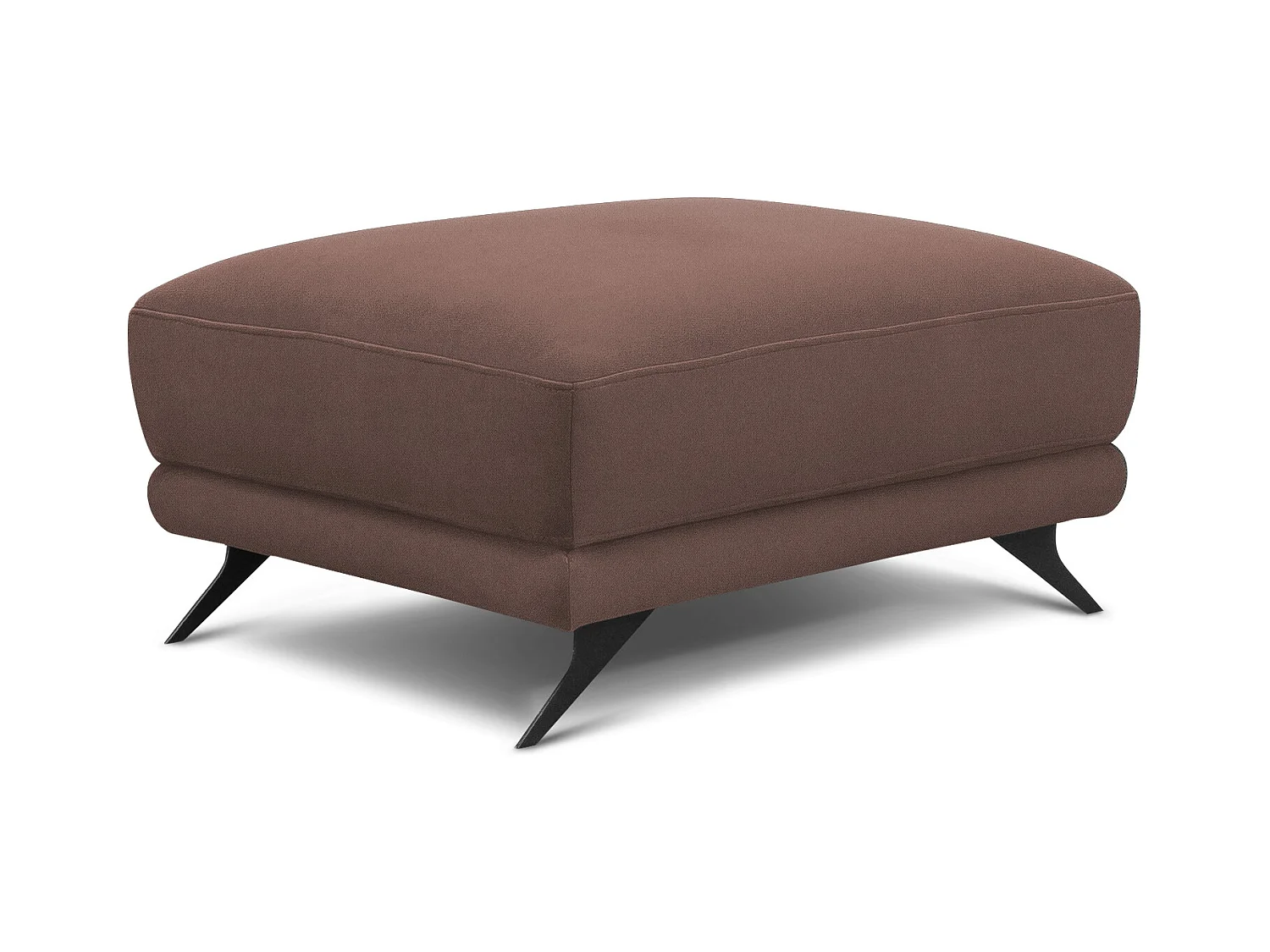 Pouf en tissu MAGY – Confort dans un style contemporain-Rose poudré