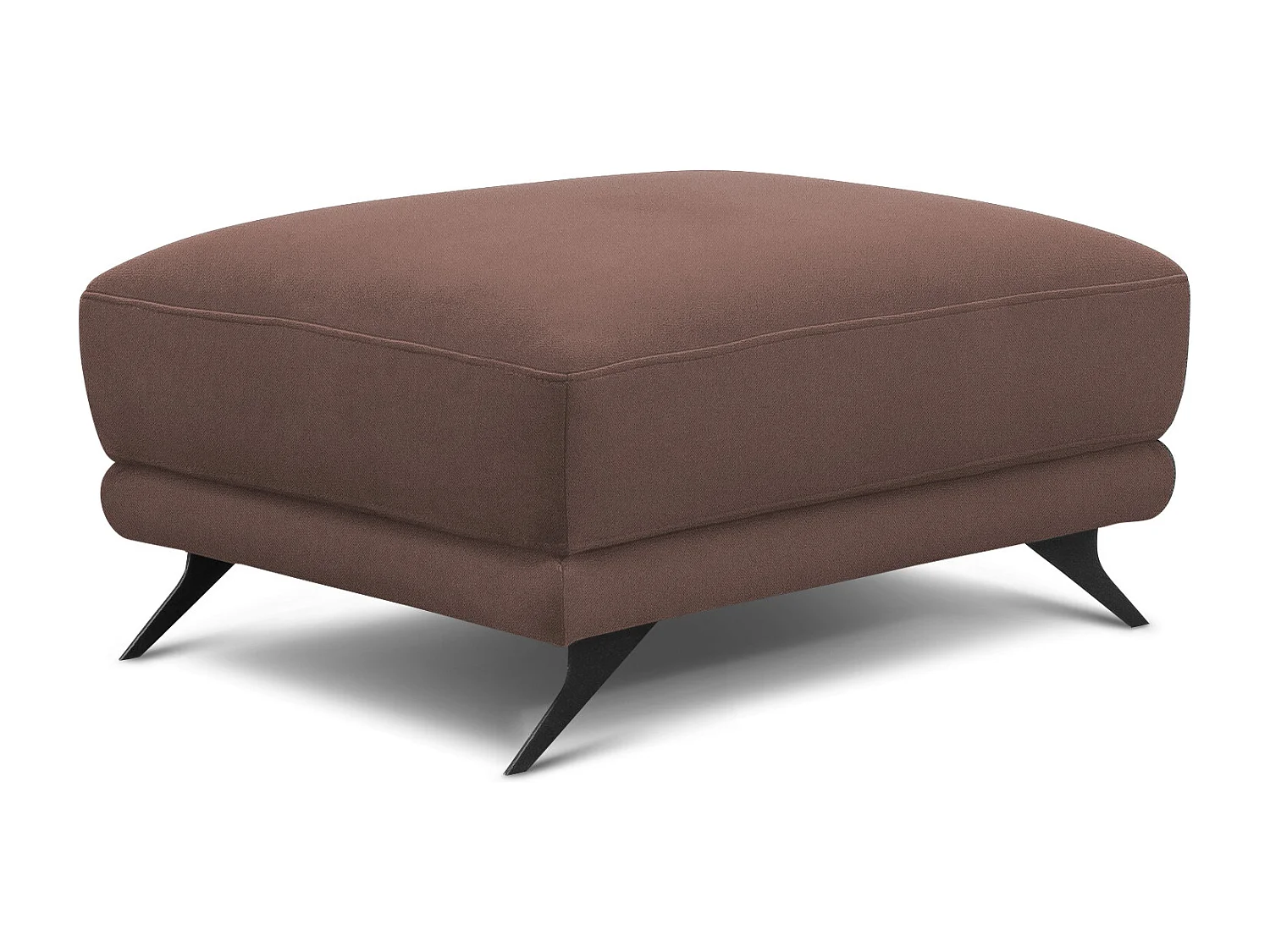 Pouf en tissu MAGY – Confort dans un style contemporain-Rose poudré