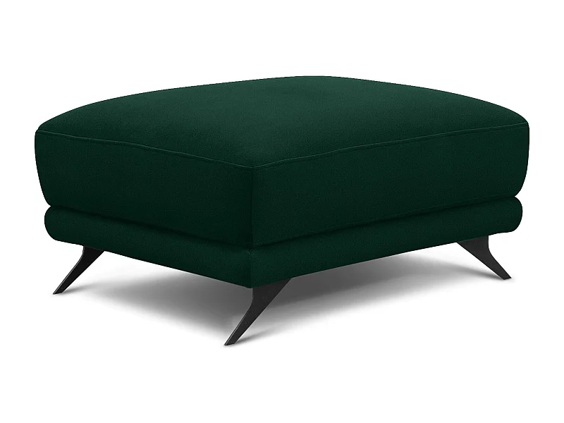 Pouf en tissu MAGY – Confort dans un style contemporain-Vert