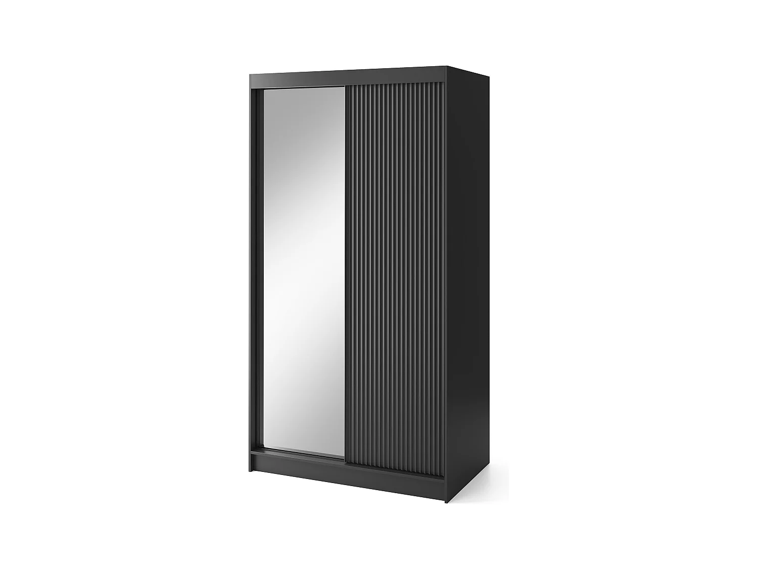 GAMA schuifdeurkast met spiegel – Modern & visuele diepte-Breedte 120 cm