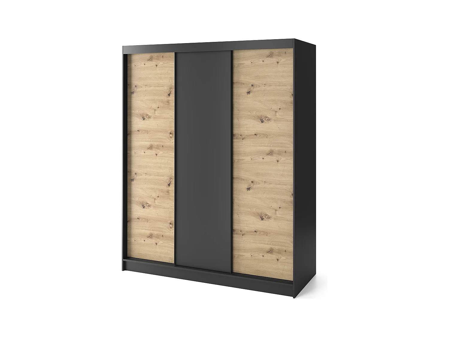 Armoire à portes coulissantes REVILA – Organisez votre espace avec élégance moderne-Largeur 180 cm