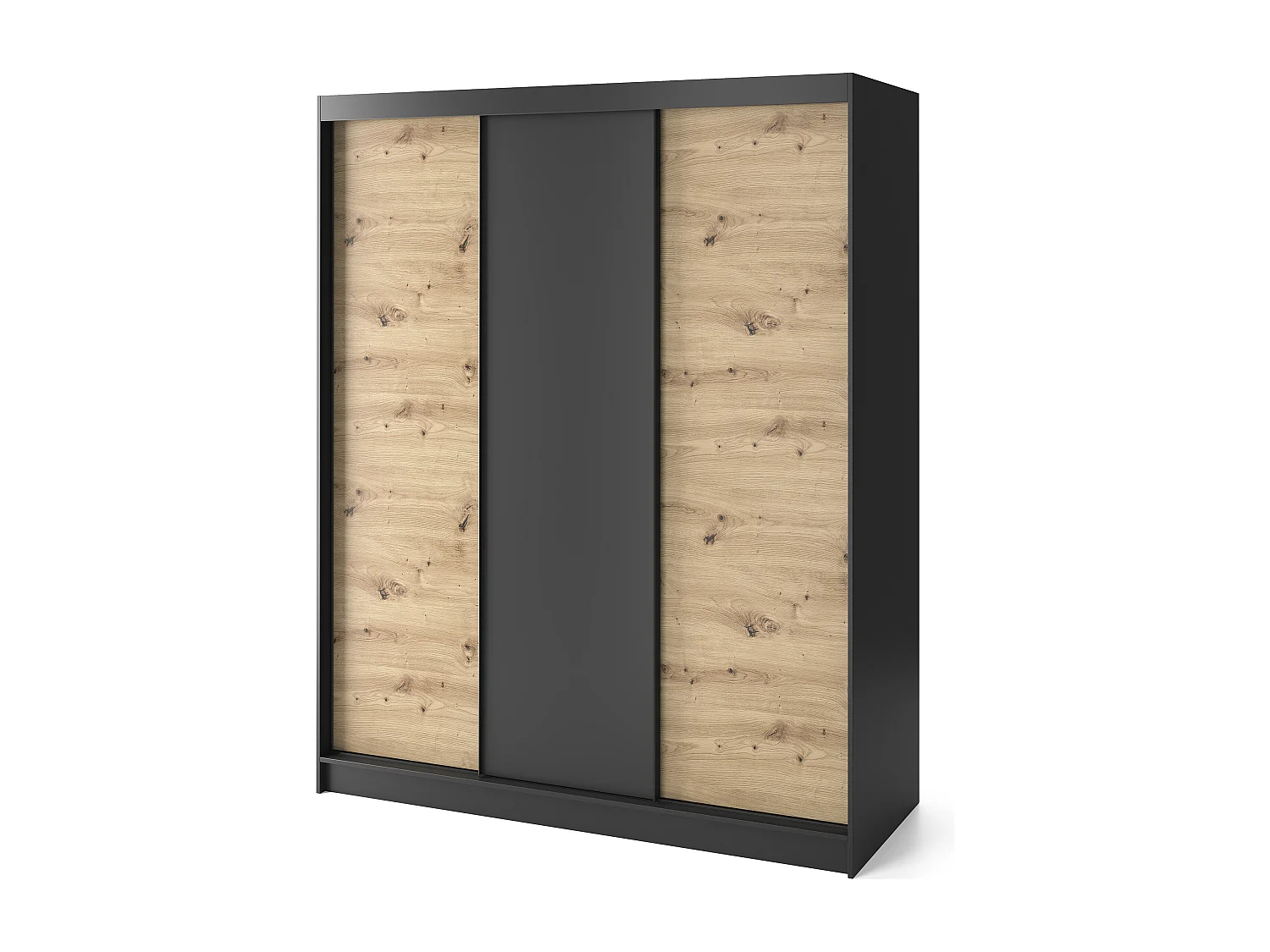 Armoire à portes coulissantes REVILA – Organisez votre espace avec élégance moderne-Largeur 180 cm