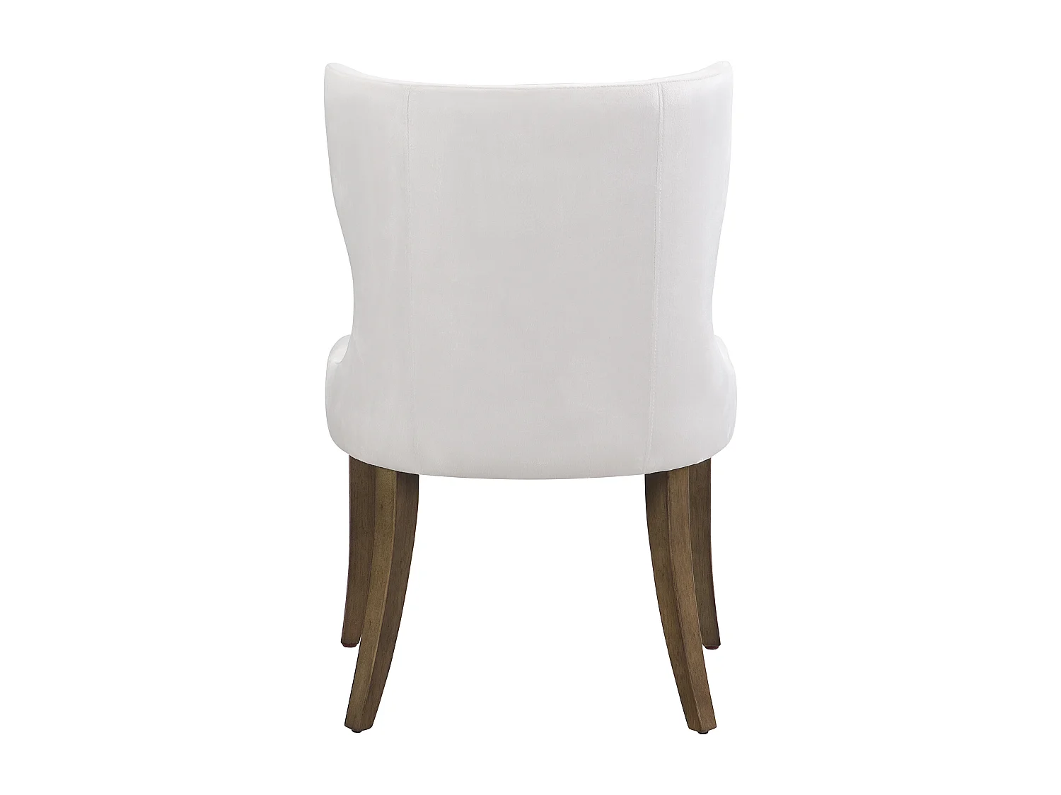 Lot de 2 Chaises en velours - avec pieds réglables en bois massif - Beige